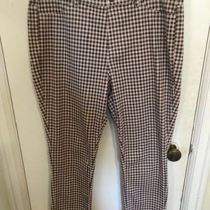 Uniqlo unisex houndstooth pant size XL (32-33) inseam 23 inches